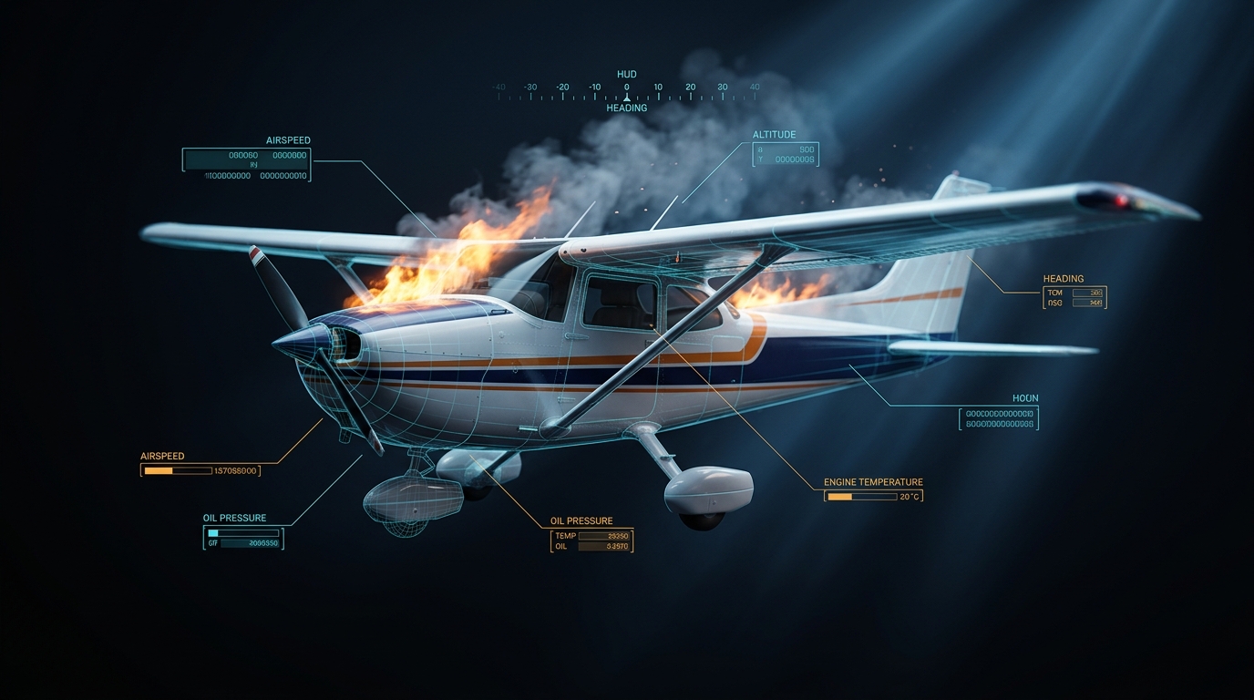 Engine Fire in Flight: Shut Off the Fuel First Plate 1