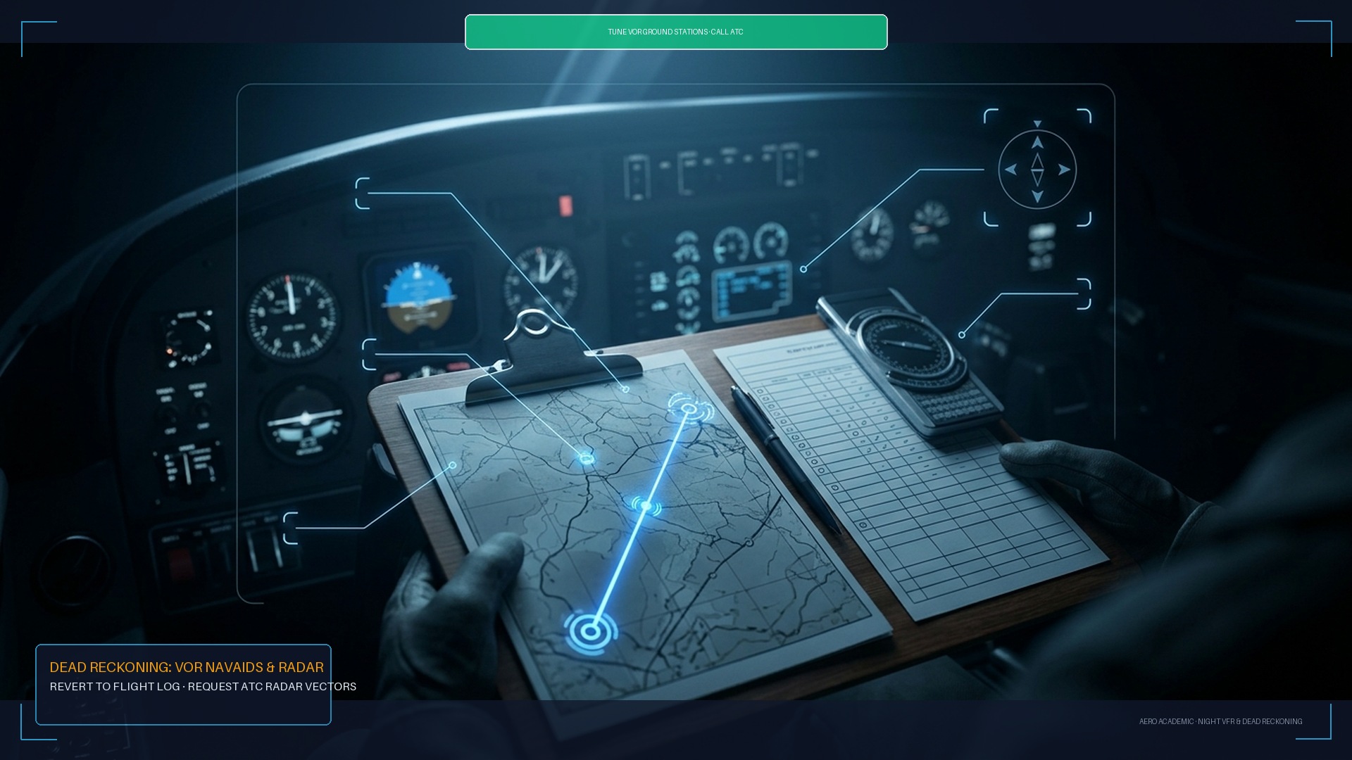 Avionics / MFD Display Failure in Night VFR Plate 3
