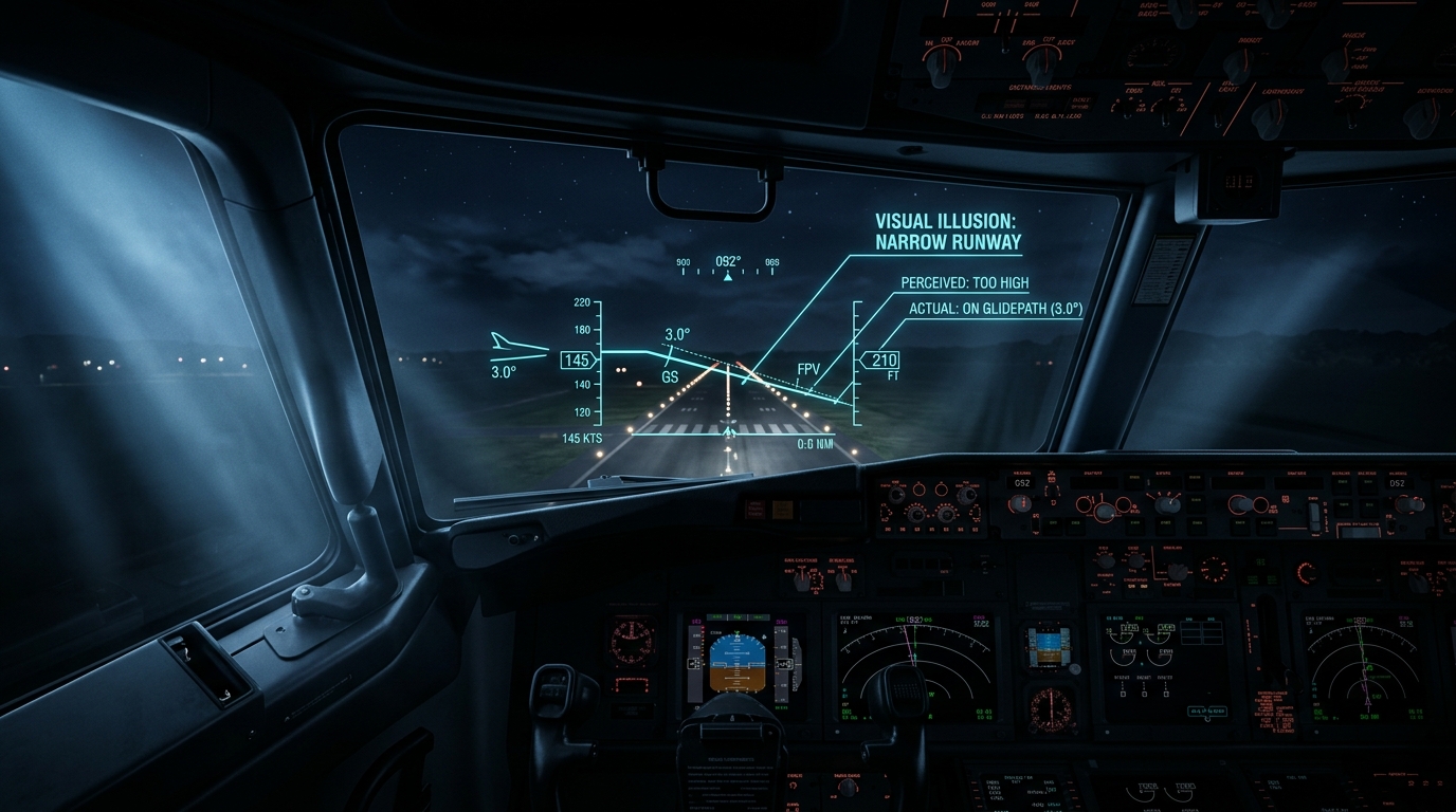 Runway and Terrain Slope Illusions on Approach Plate 3