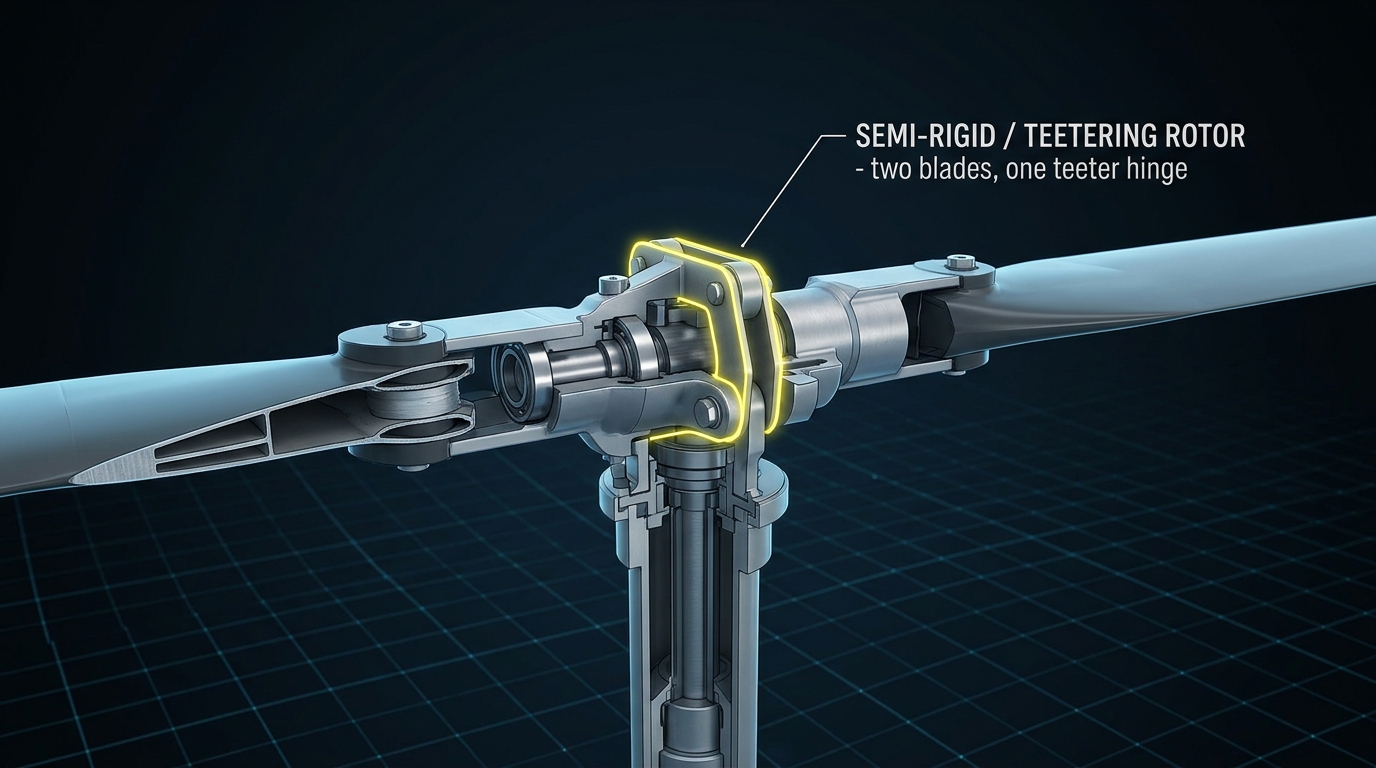 Teetering Rotor Mast Bumping & Low-G Pushover Hazard Plate 1