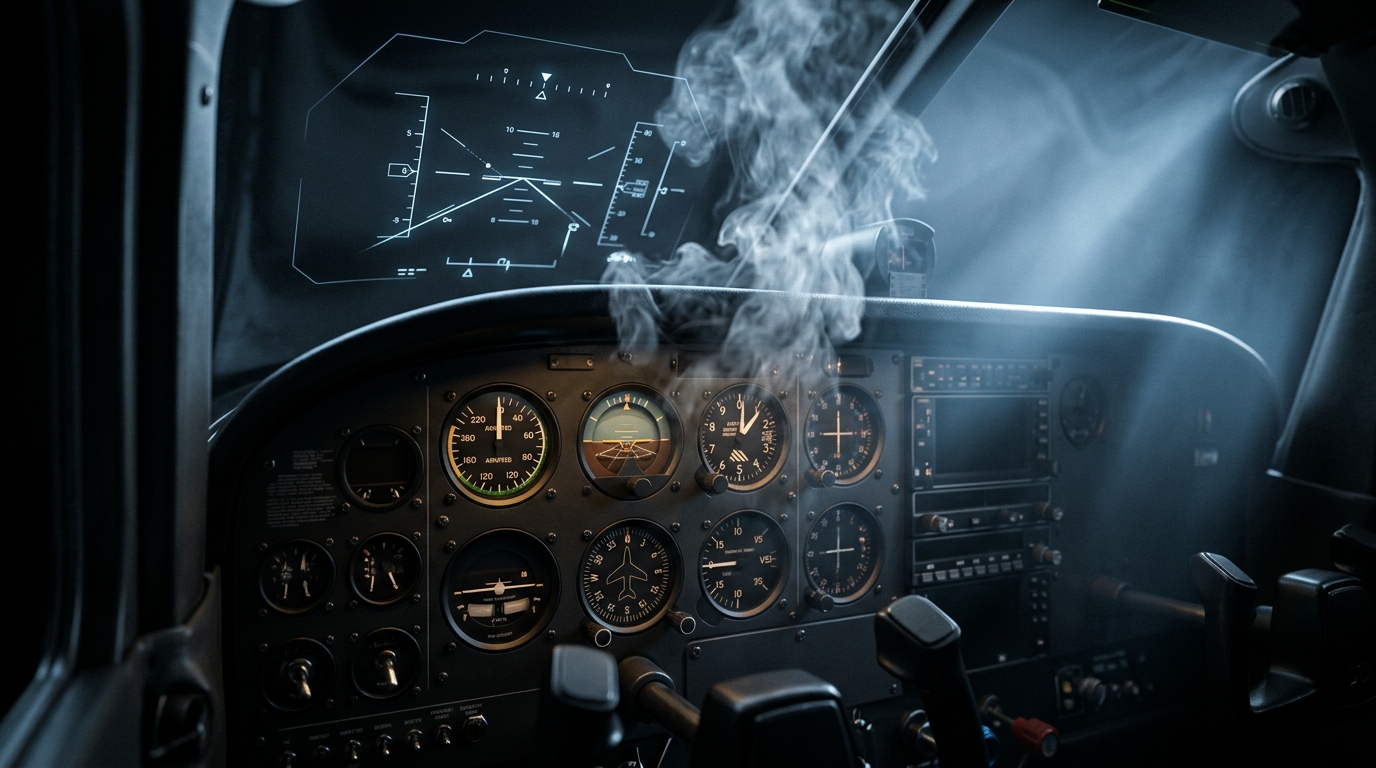 Electrical Fire & Smoke Behind Instrument Panel Plate 1
