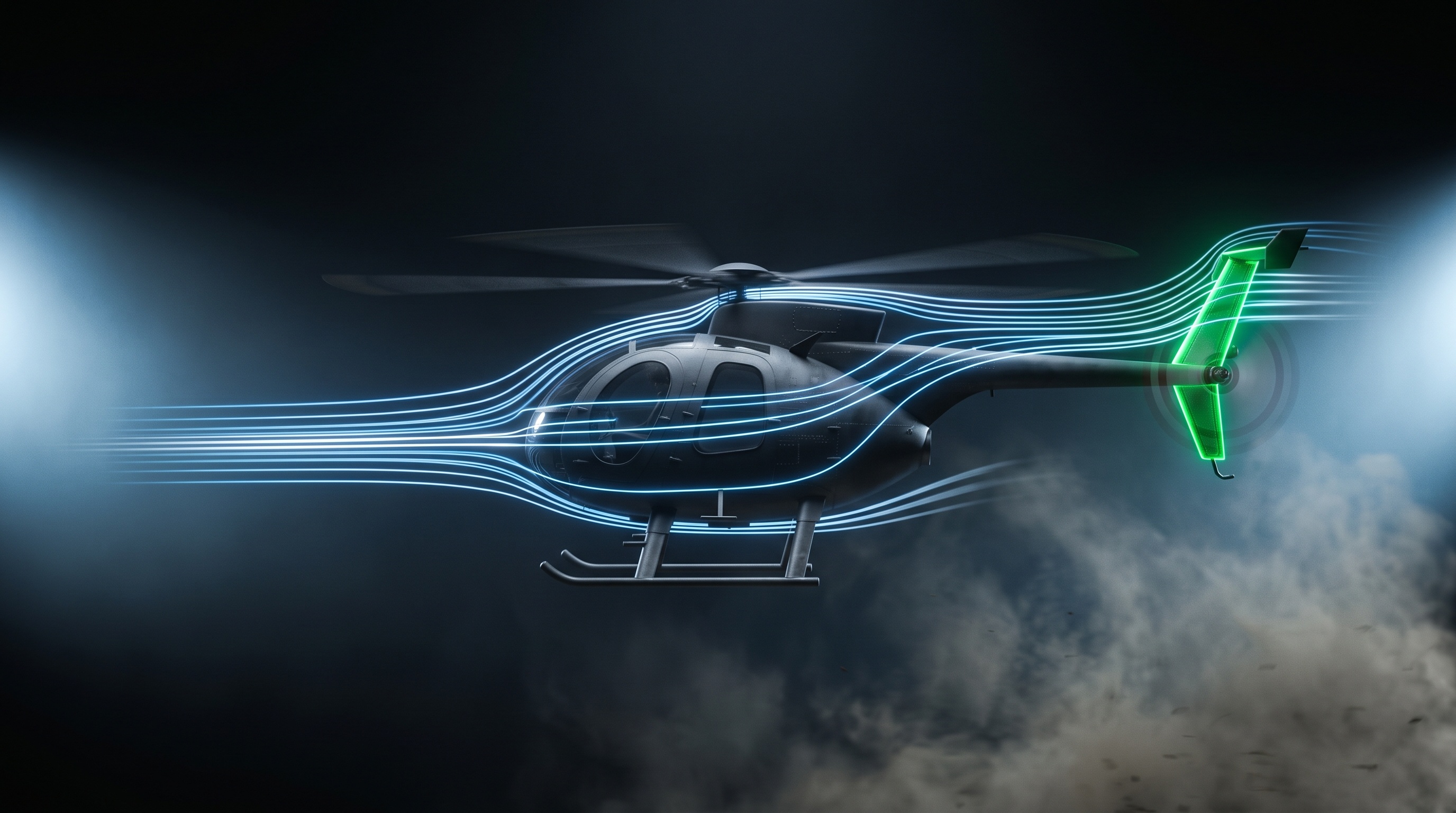 Helicopter Loss of Tail Rotor Effectiveness (LTE) & Failure Spin Plate 2